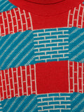 ISSEY MIYAKE brick pattern turtleneck jumper