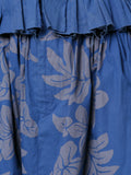COMME DES GARÇONS tropical / union jack print draped skirt