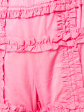 COMME DES GARÇONS cut-out frilled trousers