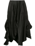 COMME DES GARÇONS draped dissected skirt