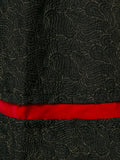 COMME DES GARÇONS abstract embroidery flared skirt