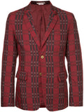 COMME DES GARÇONS Homme Plus Dark Stripes and Light Circles Blazer