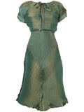 ISSEY MIYAKE FETE iridescent two-pieces suit