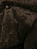 ISSEY MIYAKE Exaggerated fuzzy jacket