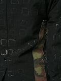 COMME DES GARÇONS camo detail geometric pattern suit