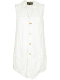 COMME DES GARÇONS embroidered floral waistcoat