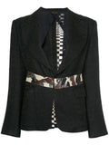 COMME DES GARÇONS VINTAGE camouflage appliquée blazer