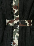 COMME DES GARÇONS VINTAGE camouflage appliquée blazer