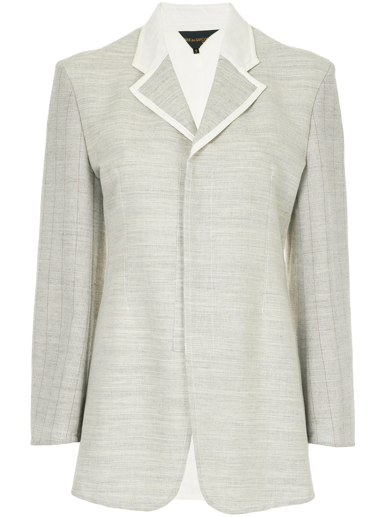 COMME DES GARÇONS contrasting lapels blazer