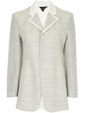 COMME DES GARÇONS contrasting lapels blazer