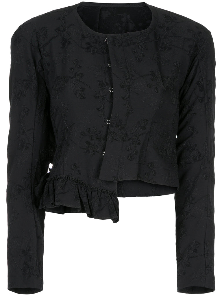 COMME DES GARÇONS floral embroidered jacket