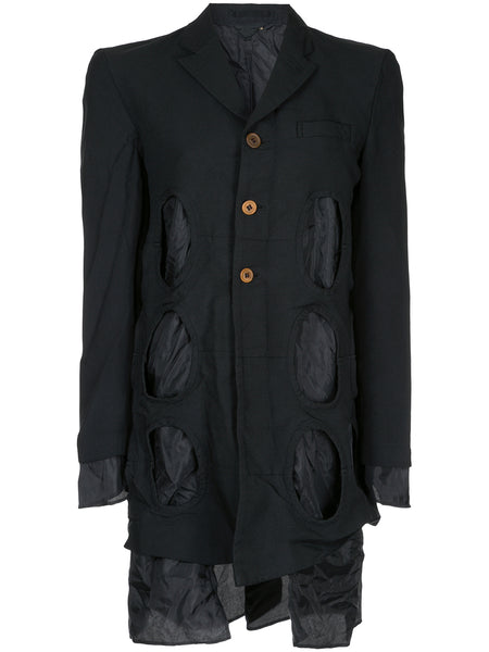 COMME DES GARÇONS cut out holes jacket