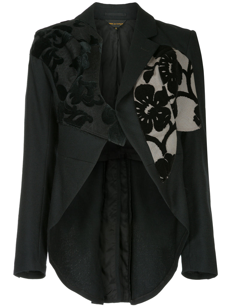 COMME DES GARÇONS deconstructed lapel jacket