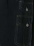 COMME DES GARÇONS stitched faux pockets shorts