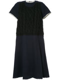 COMME DES GARÇONS knitted panel dress