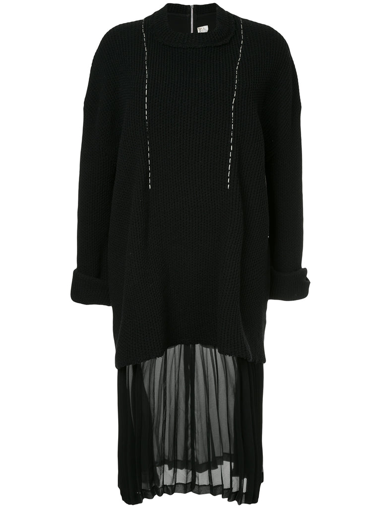 COMME DES GARÇONS layered knit dress