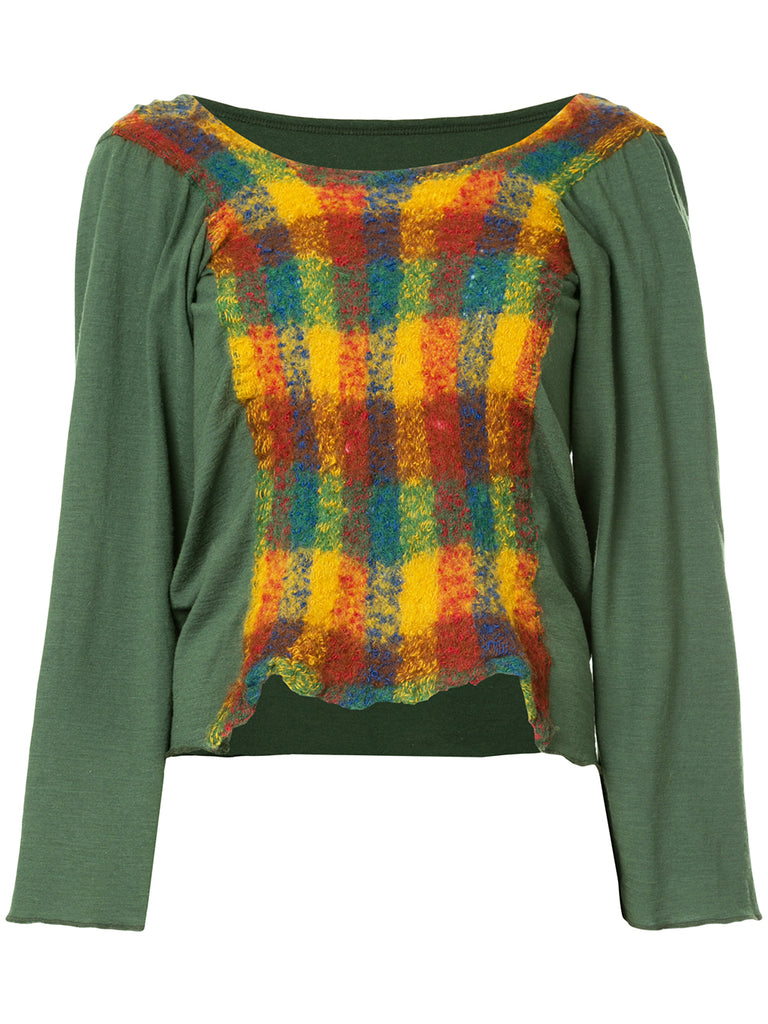 JUNYA WATANABE COMME DES GARÇONS knitted panel top