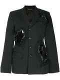 COMME DES GARÇONS cut-out details blazer