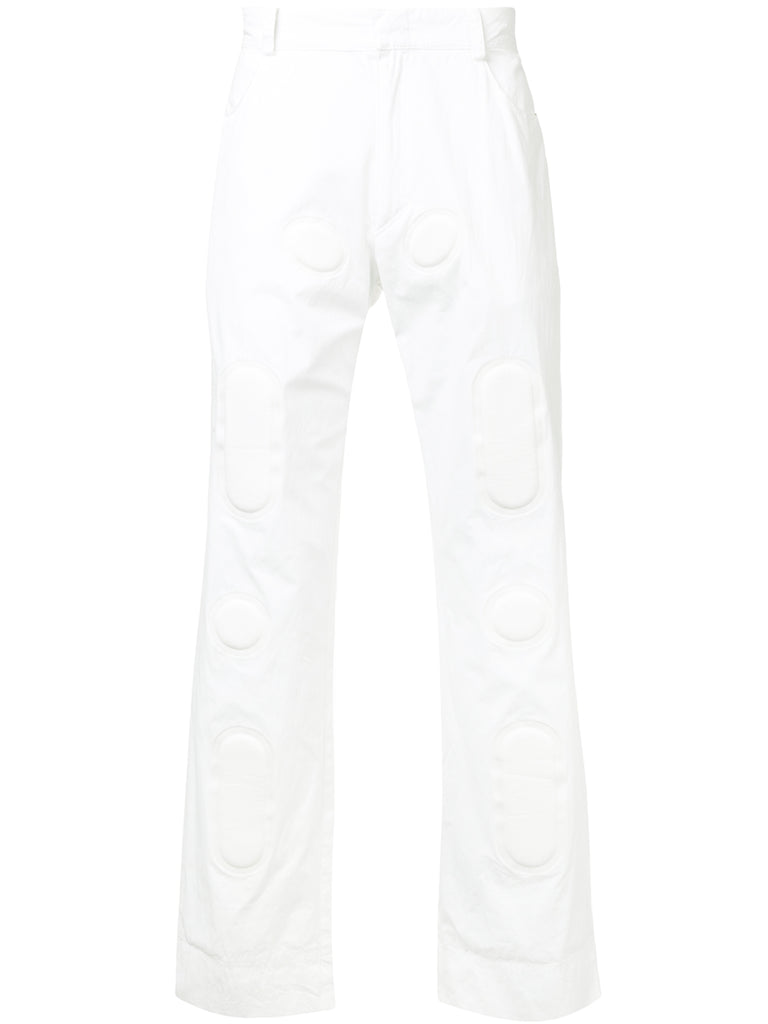 WALTER VAN BEIRENDONCK padded detail trousers