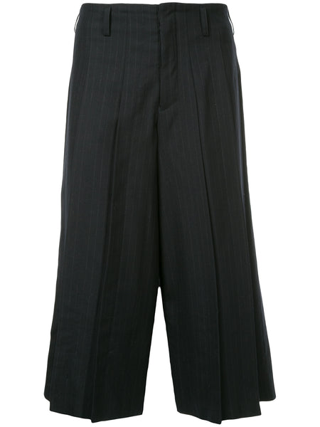 COMME DES GARÇONS pinstripe cropped trousers