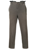 COMME DES GARÇONS lace detail cropped trousers