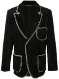 YOHJI YAMAMOTO contrast trim jacket