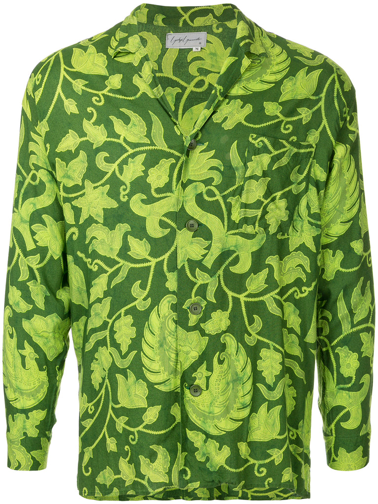 YOHJI YAMAMOTO Pour Homme floral print shirt