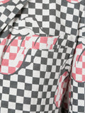 COMME DES GARÇONS Rolling Stones checkboard blazer