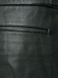 COMME des GARÇONS HOMME PLUS perforated leather stack suit