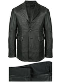 COMME DES GARÇONS Homme Plus leather effect two-piece suit