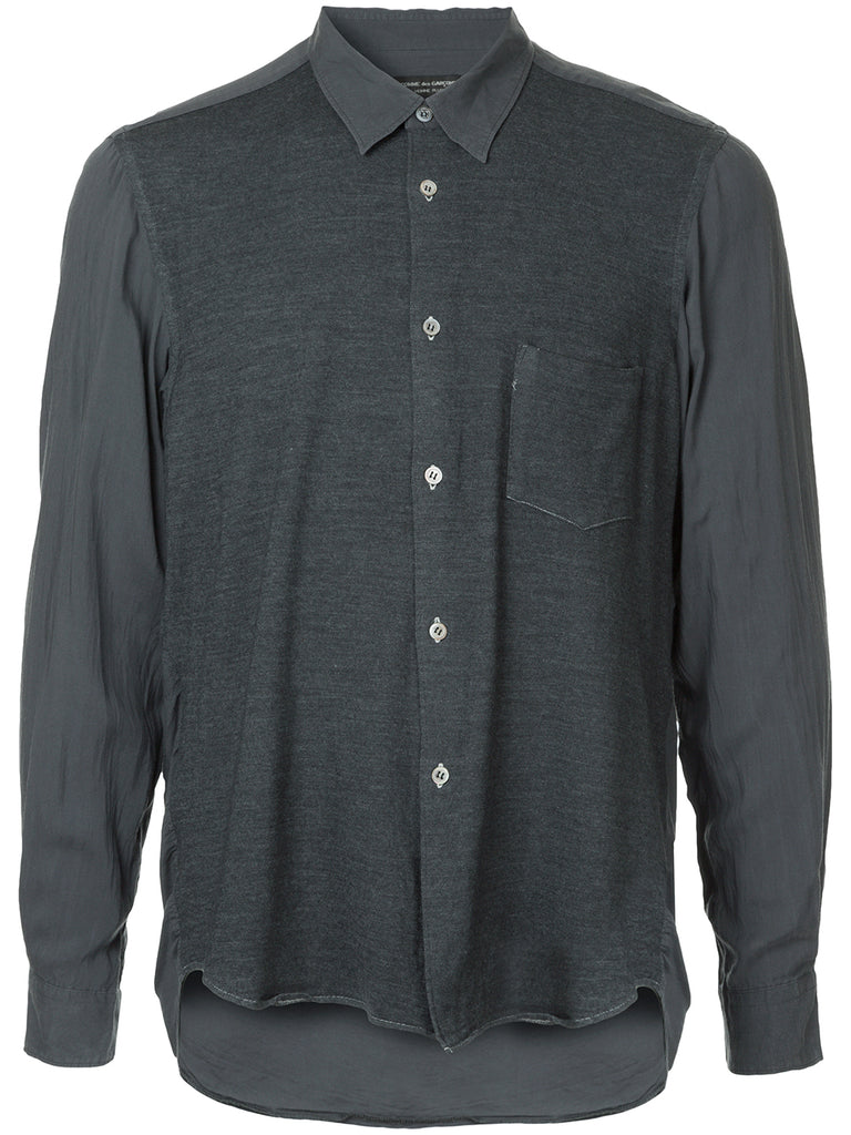COMME DES GARÇONS Homme Plus knit front shirt