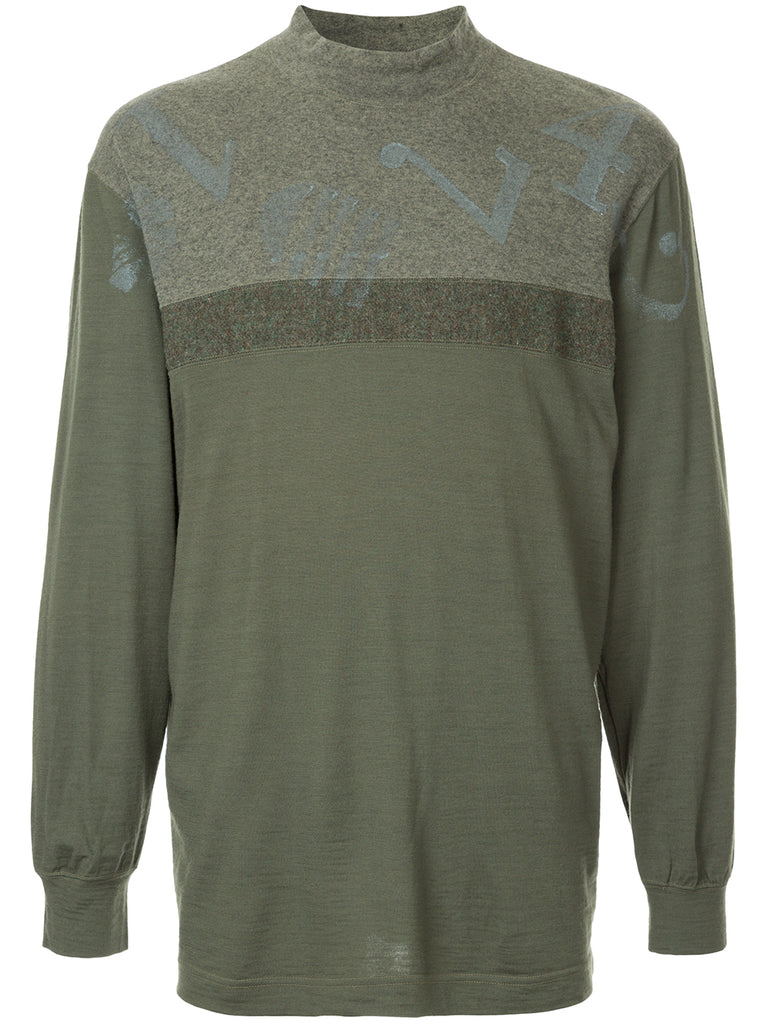 COMME DES GARÇONS Homme Plus painted number jumper