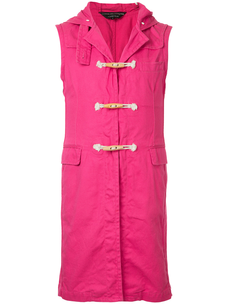 COMME DES GARÇONS Homme Plus hooded long gilet