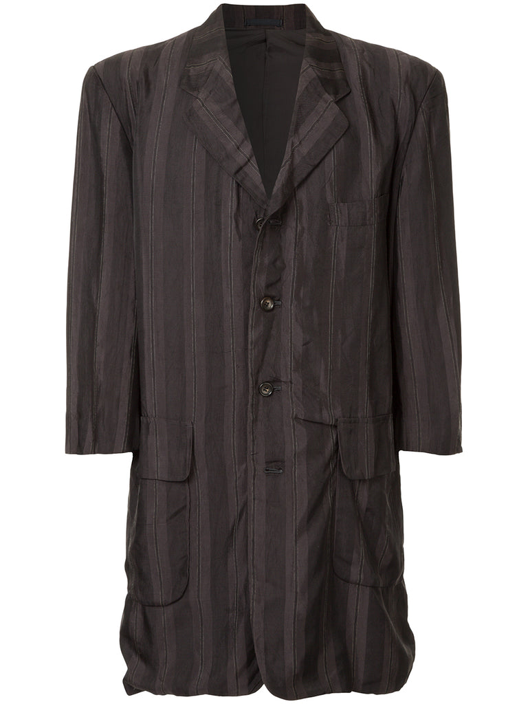 COMME DES GARÇONS oversized pinstriped jacket