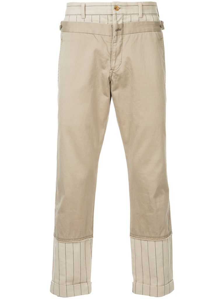 COMME DES GARÇONS Homme Plus layered trousers