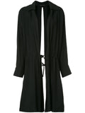 YOHJI YAMAMOTO deconstructed drawstring coat