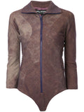 JUNYA WATANABE COMME DES GARÇONS zipped up bodysuit