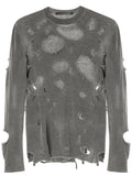JUNYA WATANABE COMME DES GARÇONS distressed knitted jumper