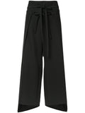 COMME DES GARÇONS tied wide-legged cropped pants