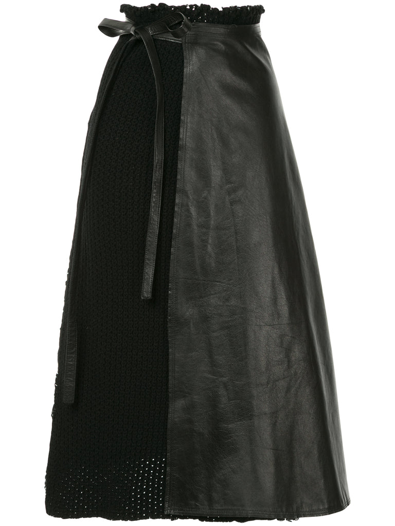 COMME DES GARÇONS wrapped A-line skirt