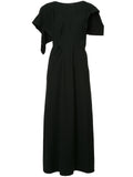 YOHJI YAMAMOTO over the shoulder flap dress
