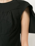 YOHJI YAMAMOTO over the shoulder flap dress