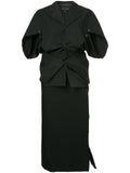 COMME DES GARÇONS abstract folds jacket / skirt suit