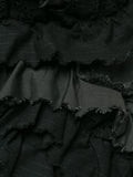 COMME DES GARÇONS frilled appliquée mini skirt