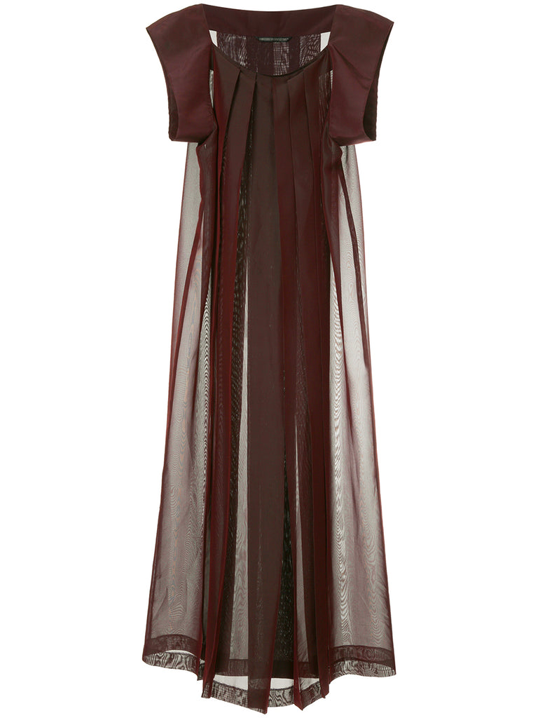 YOHJI YAMAMOTO pleated maxi dress