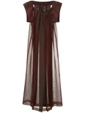 YOHJI YAMAMOTO pleated maxi dress