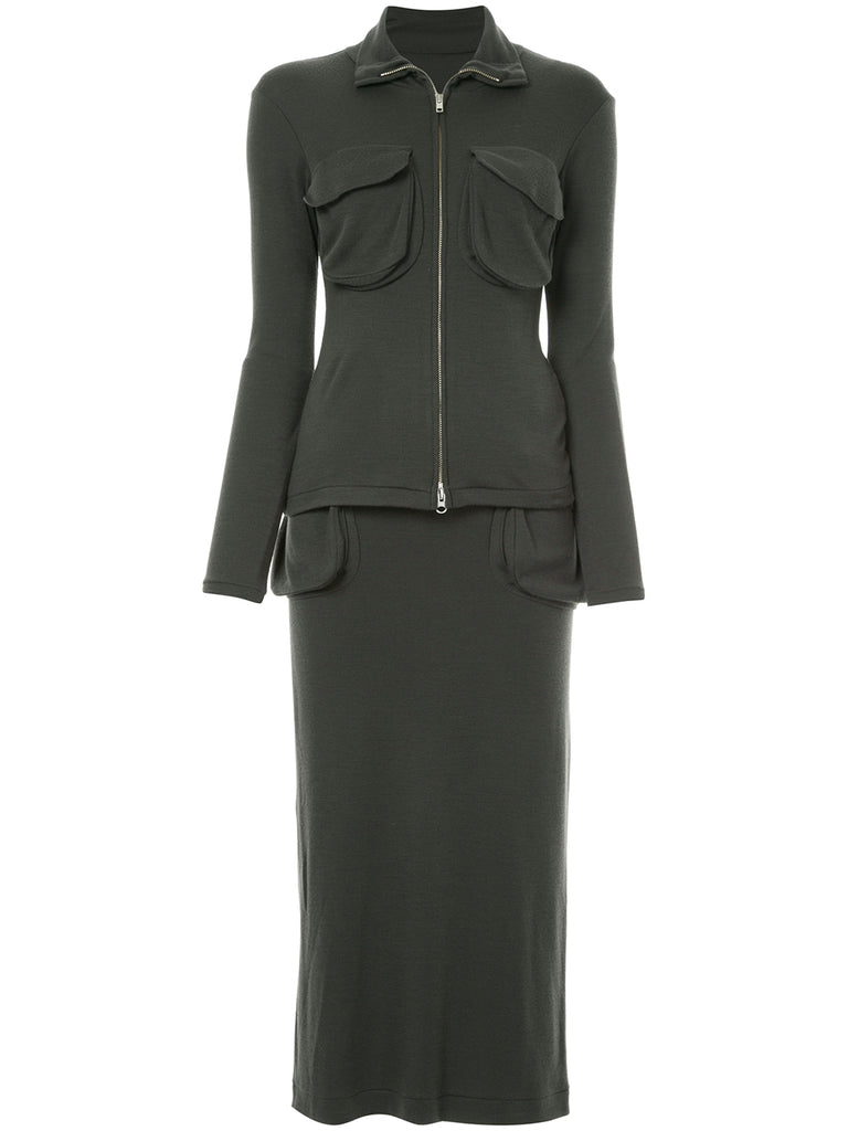 YOHJI YAMAMOTO sporty skirt suit