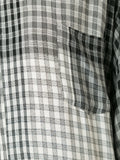 COMME DES GARÇONS oversized checked shirt dress