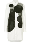 JUNYA WATANABE COMME DES GARÇONS circle-print longline shirt