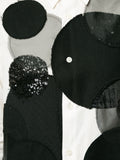 JUNYA WATANABE COMME DES GARÇONS circle-print longline shirt